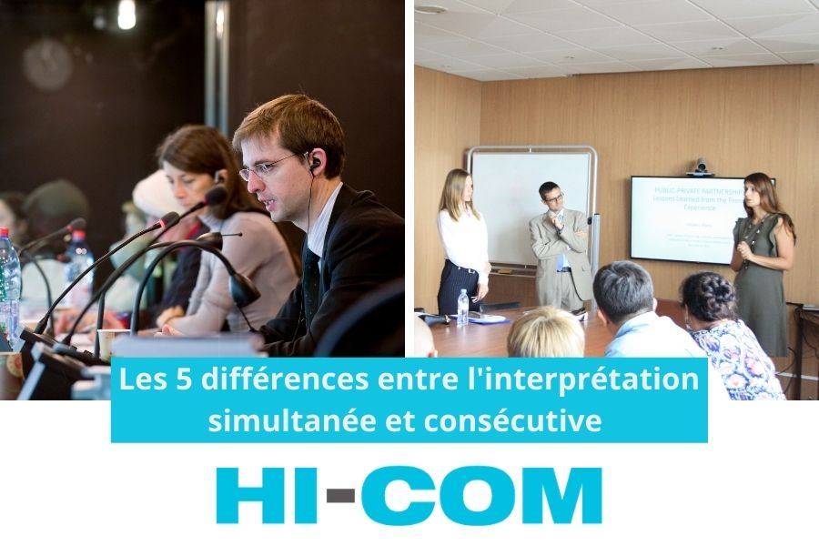 interprétation simultanée et consécutive différences