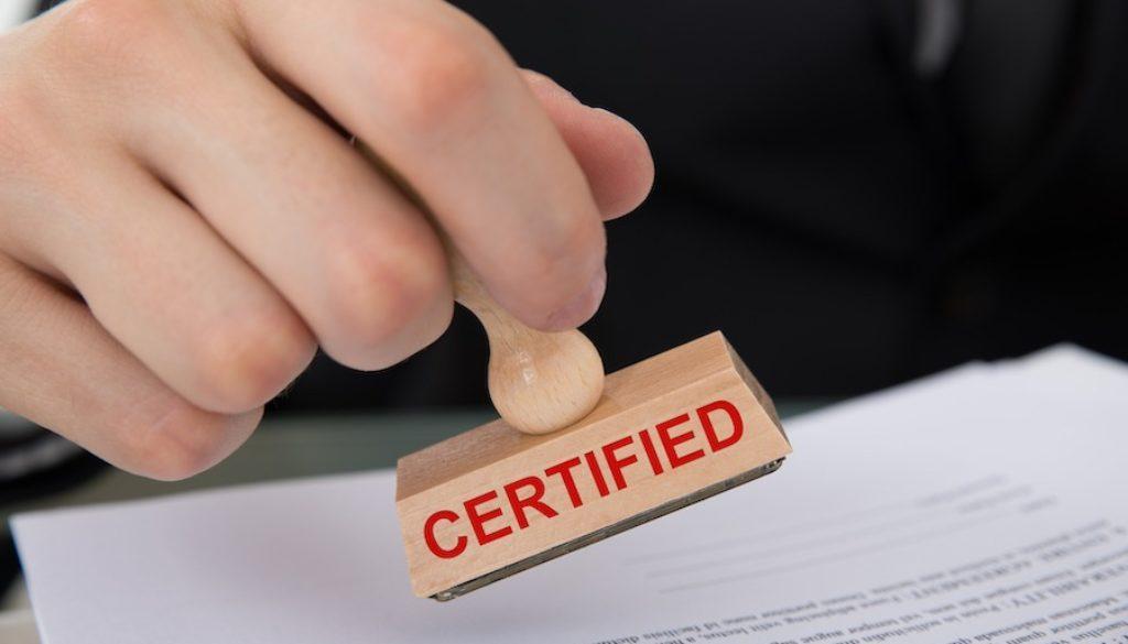 certified translation