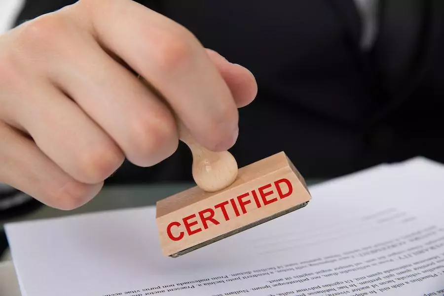 certified translation