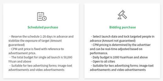 Wechat advertising, advertising location, moments ads