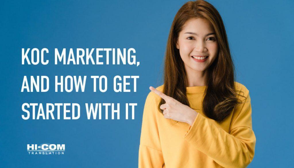 koc marketing in china ultimate guide