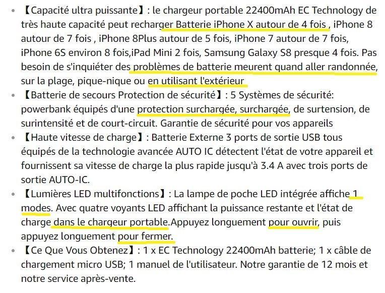 European market Bad translation product description, product description, product details