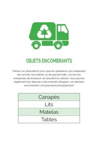 objets encombrant déchets