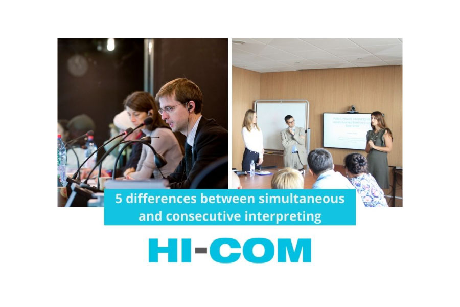 What are the differences between simultaneous and consecutive interpreting