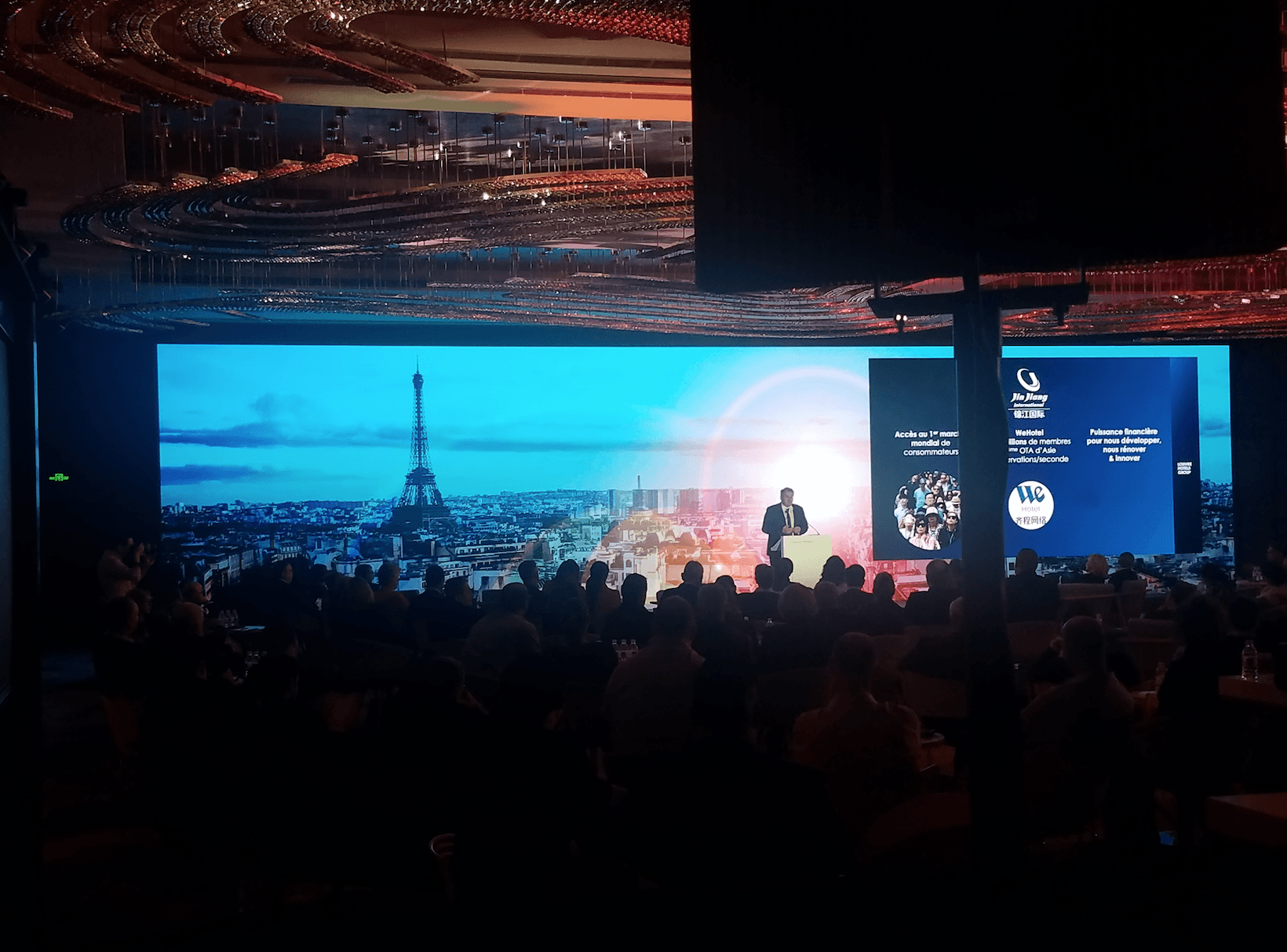 French interpreting, investment conference, French hotel brand