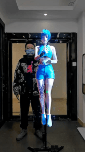 tech ai hostess for trade show expo china