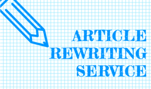 How to avoid plagiarism article rewriting service