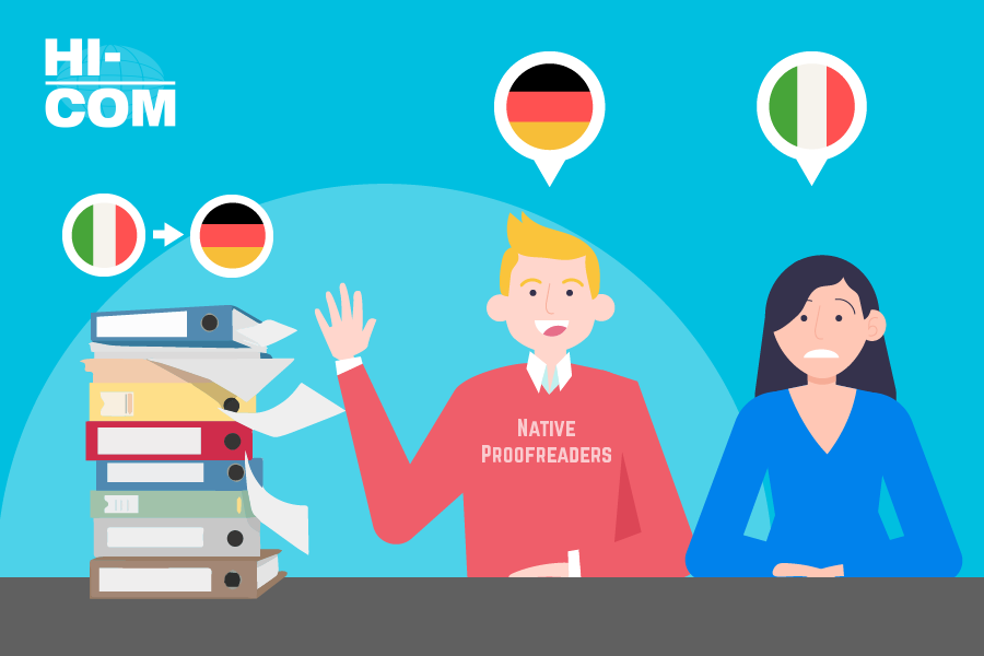 human translation native proofreading