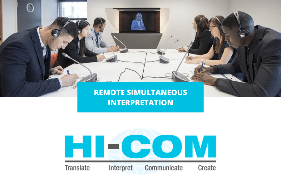 REMOTE SIMULTANEOUS INTERPRETATION