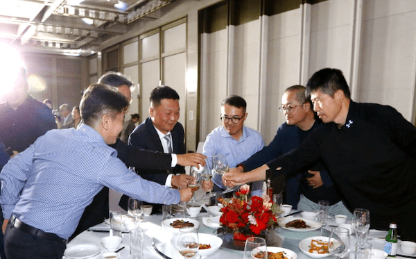 trade show in china dinner